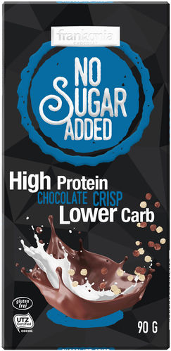 Frankonia Schokolade No Sugar Added High Protein Milchschokolade (90 g)