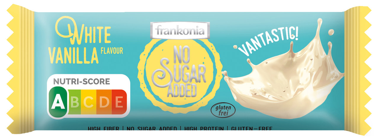 Frankonia No Sugar Added Nutri Score Riegel Weiße Vanille (50 g)