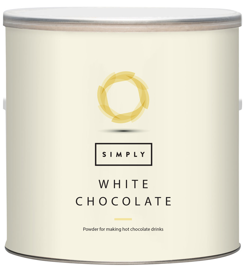 Simply Weiße heiße Trinkschokolade (2 kg)